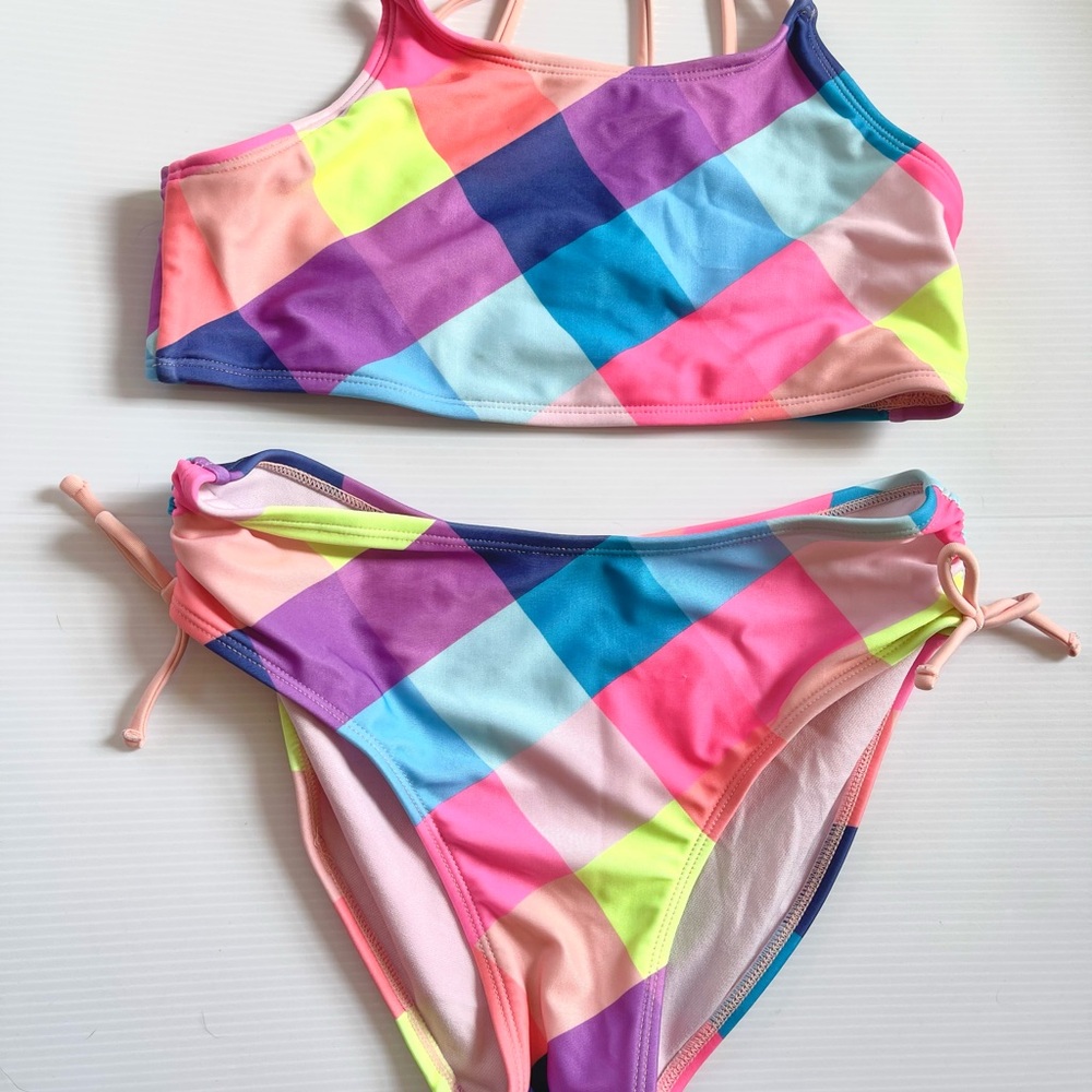 Girls Two-Piece Swimsuit Bikini Set - might be a size 10 Girls
